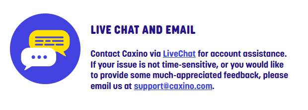 Chipy Casino Support
